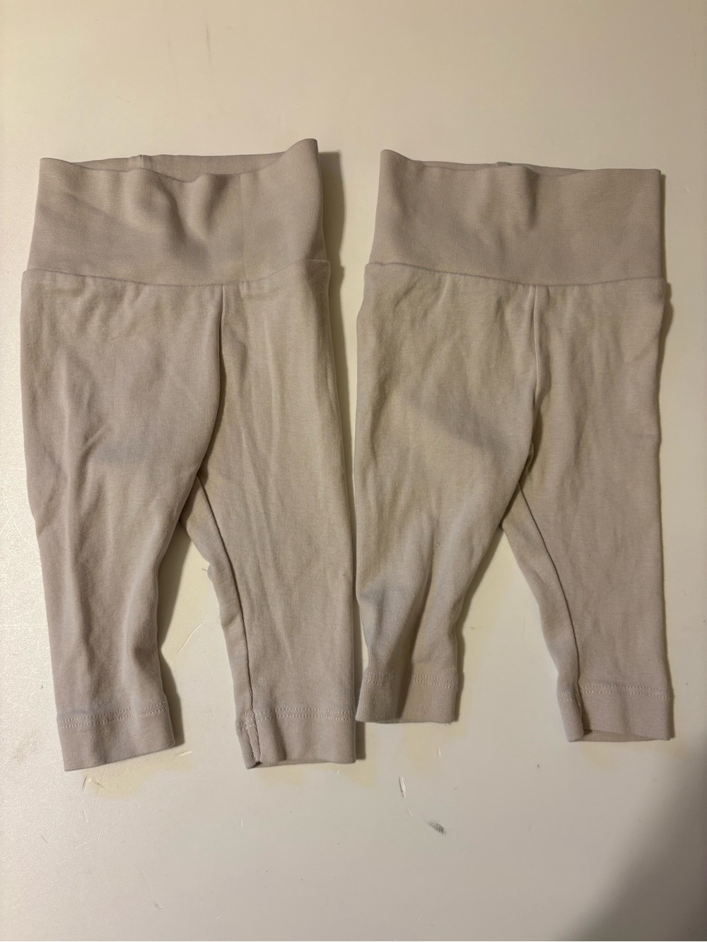 H&M Kids Stretch Leggings in Light Beige